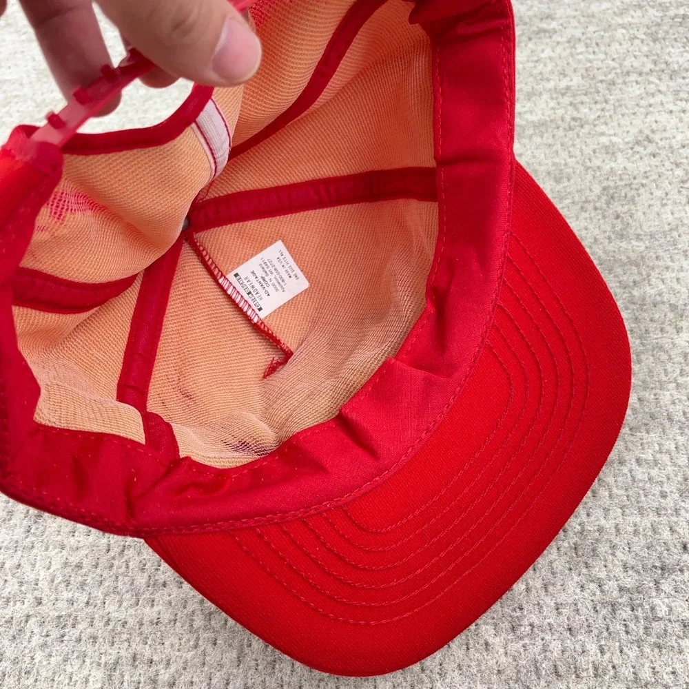 Vintage Georgia Central Railroad Hat Cap‎ Snapback Made In USA 80s Puffy Trains